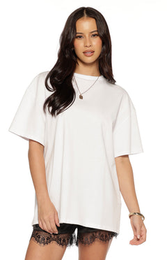 Alba Plain White Tee
