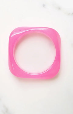 Bernie Pink Resin Bangle