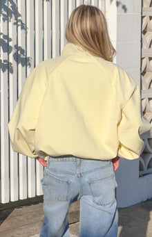 Enya Yellow Funnel Neck Sports Jacket