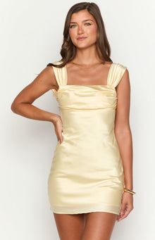 Macayle Yellow Mini Dress