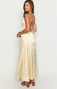 Nakita Yellow Maxi Dress