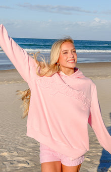 Presley Pink Polka Dot Hoodie
