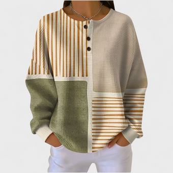 Verde y beige