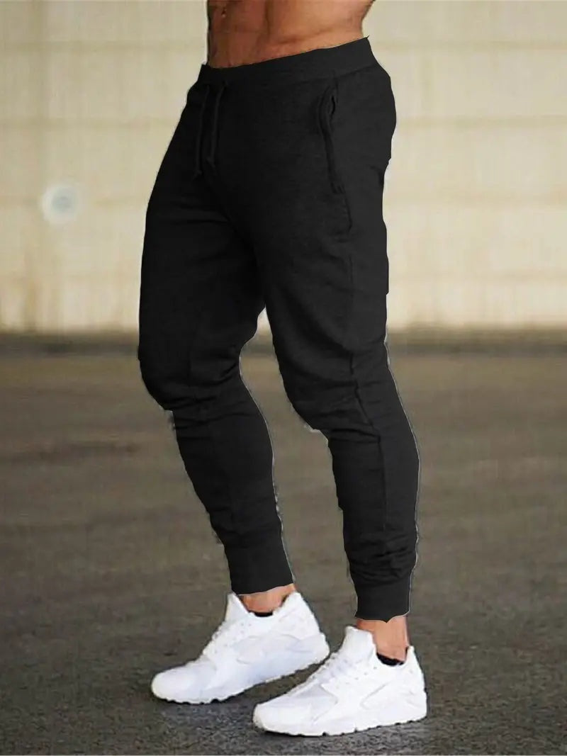 Adrián | Pantalón Chándal Slim Fit Hombre Cintura Elástica Cordón