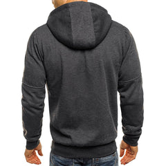 Adrián | Sudadera con Cremallera Hombre con Capucha Multibolsillos