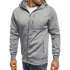 Adrián | Sudadera con Cremallera Hombre con Capucha Multibolsillos