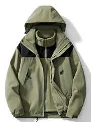 Adriana | Chaqueta Impermeable 3 en 1 con Forro Polar Mujer Capucha