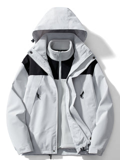 Adriana | Chaqueta Impermeable 3 en 1 con Forro Polar Mujer Capucha