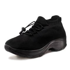 Adriana | Zapatillas Plataforma Deportivas Mujer Cordones Tejido