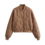 Aitana | Chaqueta Bomber Acolchada Mujer Cuello Redondo
