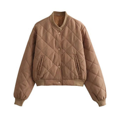 Aitana | Chaqueta Bomber Acolchada Mujer Cuello Redondo