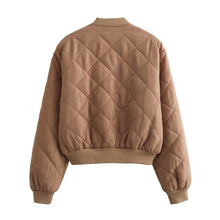 Aitana | Chaqueta Bomber Acolchada Mujer Cuello Redondo