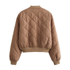 Aitana | Chaqueta Bomber Acolchada Mujer Cuello Redondo