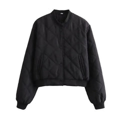 Aitana | Chaqueta Bomber Acolchada Mujer Cuello Redondo