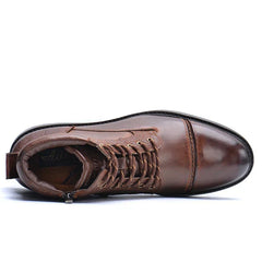 Aitor | Botas de Trabajo Hombre Cuero con Cremallera Lateral