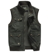 Aitor | Chaleco Militar Multipocket Hombre Cremallera