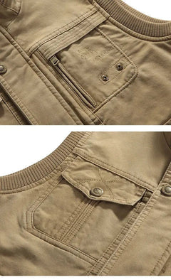 Aitor | Chaleco Militar Multipocket Hombre Cremallera