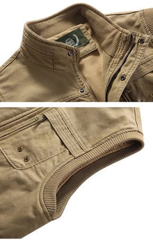 Aitor | Chaleco Militar Multipocket Hombre Cremallera