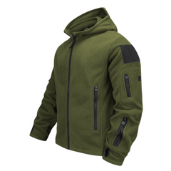 Aitor | Chaqueta Polar Hombre con Capucha Multibolsillos
