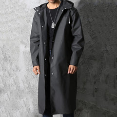 Aitor | Chubasquero Largo Impermeable Hombre con Capucha