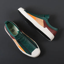 Álvaro | Sneakers Hombre de Cuero Sin Cordones Cremallera