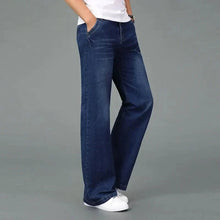 Álvaro | Vaqueros Anchos Hombre Flare Denim Pierna Acampanada