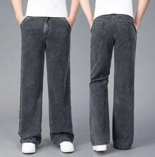 Álvaro | Vaqueros Anchos Hombre Flare Denim Pierna Acampanada