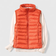 Amaia | Chaleco Acolchado Ultraligero Mujer Sin Mangas Cuello Alto