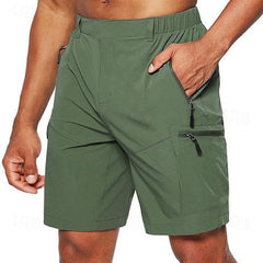 Andrés | Pantalón Corto Deportivo Hombre Bolsillos con Cremallera