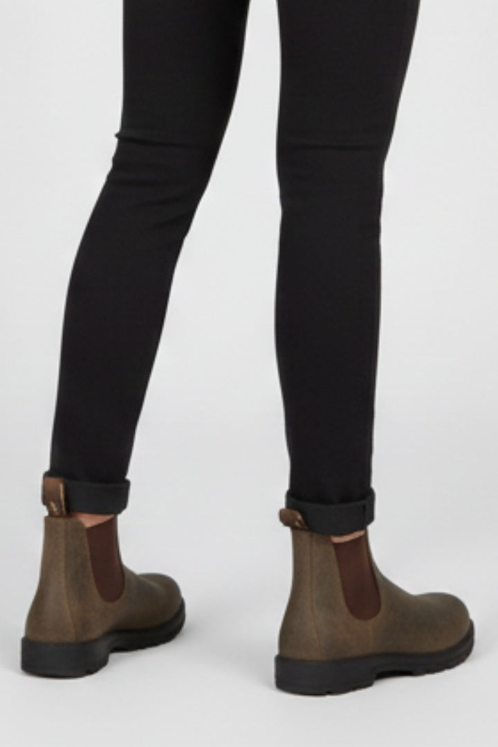 Ariadna | Botas Chelsea de Piel Mujer Slip-On Suela Gruesa