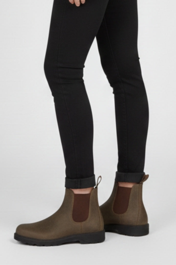 Ariadna | Botas Chelsea de Piel Mujer Slip-On Suela Gruesa