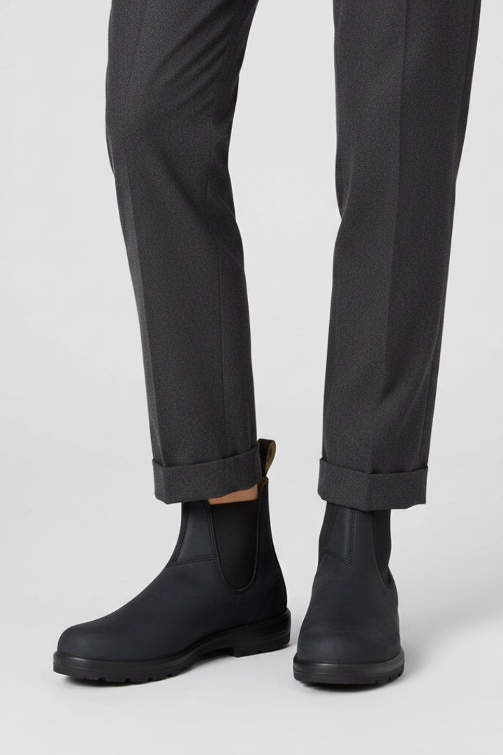 Ariadna | Botas Chelsea de Piel Mujer Slip-On Suela Gruesa