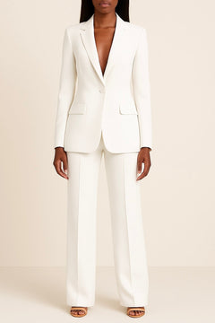 Ariadna | Conjunto de Chaqueta Americana Mujer Blazer Pantalón Pierna Ancha