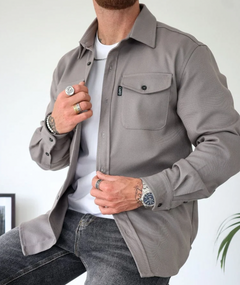 Arnau | Camisa Vaquera Hombre Manga Larga Bolsillo Pecho