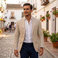 Arturo | Blazer Americana Ligera Hombre Corte Entallado
