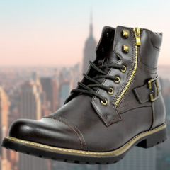 Arturo | Botines de Trabajo Hombre Piel Cremallera Lateral