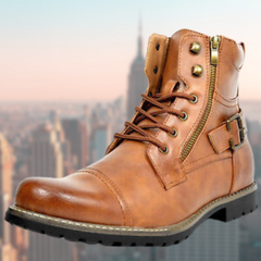 Arturo | Botines de Trabajo Hombre Piel Cremallera Lateral