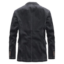 Arturo | Chaqueta Vaquera de Denim Hombre Blazer Cuello Solapa