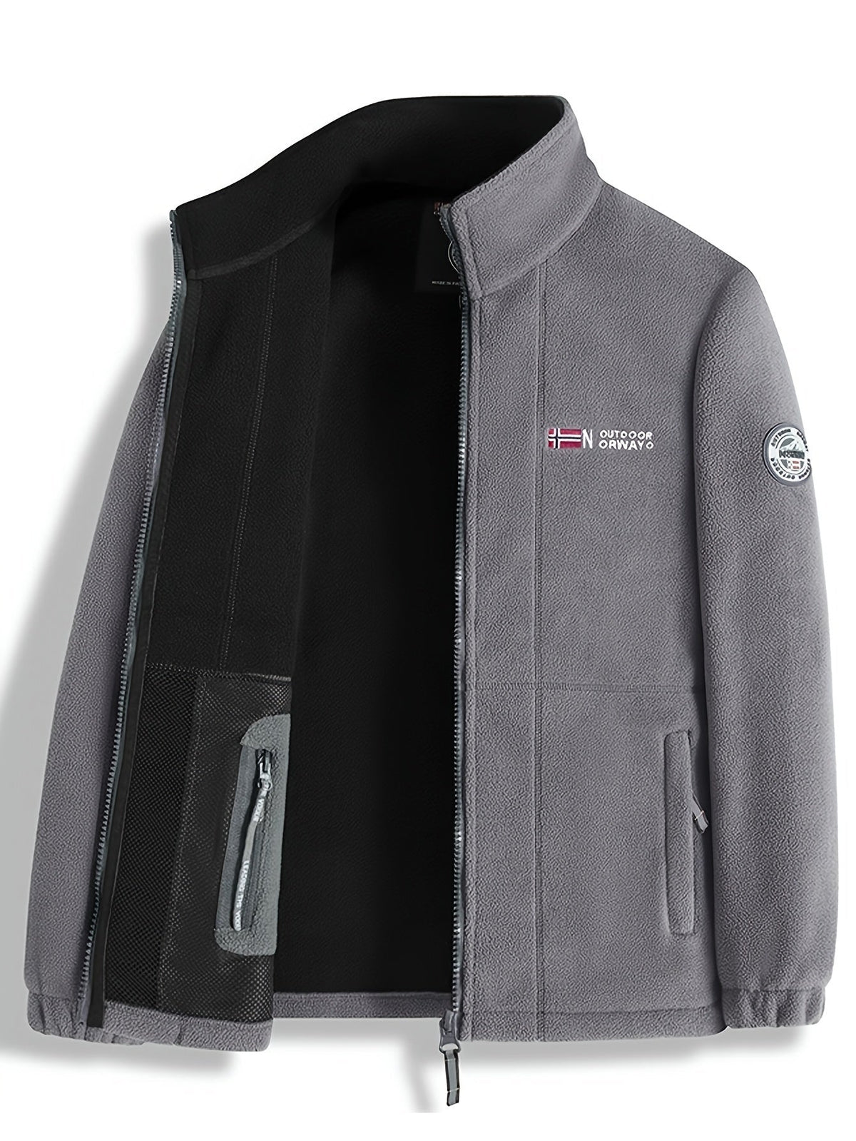 Asier | Chaqueta Polar Hombre Cuello Alto Cremallera