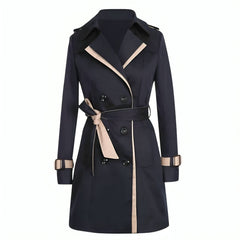 Beatriz | Trench Coat Doble Botonadura Mujer Cuello Solapa