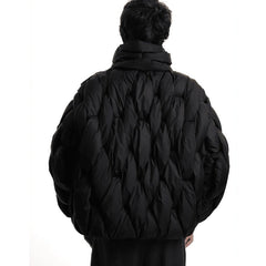 Berta | Chaqueta de Plumas Oversize Mujer Cuello Alto Cremallera