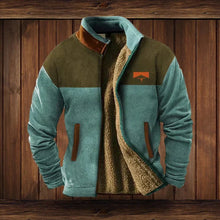 Biel | Cazadora de Borreguito Hombre Invierno Estampado Étnico