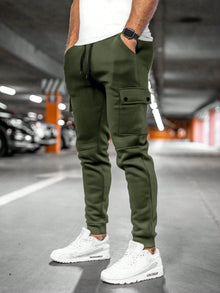Biel | Pantalón Chándal Hombre Cargo Bolsillos Laterales
