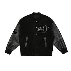 Biel | Varsity Jacket Hombre Bordado Oversize