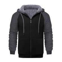 Borja | Sudadera con Cremallera Hombre Forro Sherpa con Capucha