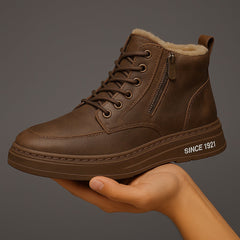 Bruno | Botines de Piel con Forro Hombre Cremallera Lateral