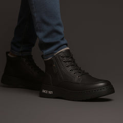 Bruno | Botines de Piel con Forro Hombre Cremallera Lateral