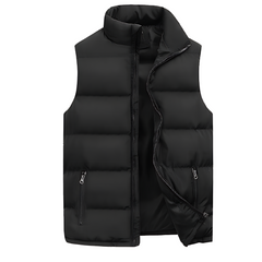 Bruno | Gilet Acolchado Hombre Cuello Alto Cremallera