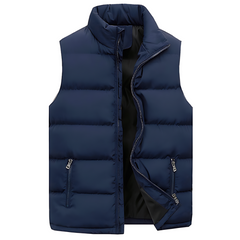 Bruno | Gilet Acolchado Hombre Cuello Alto Cremallera