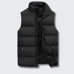 Bruno | Gilet Acolchado Hombre Cuello Alto Cremallera